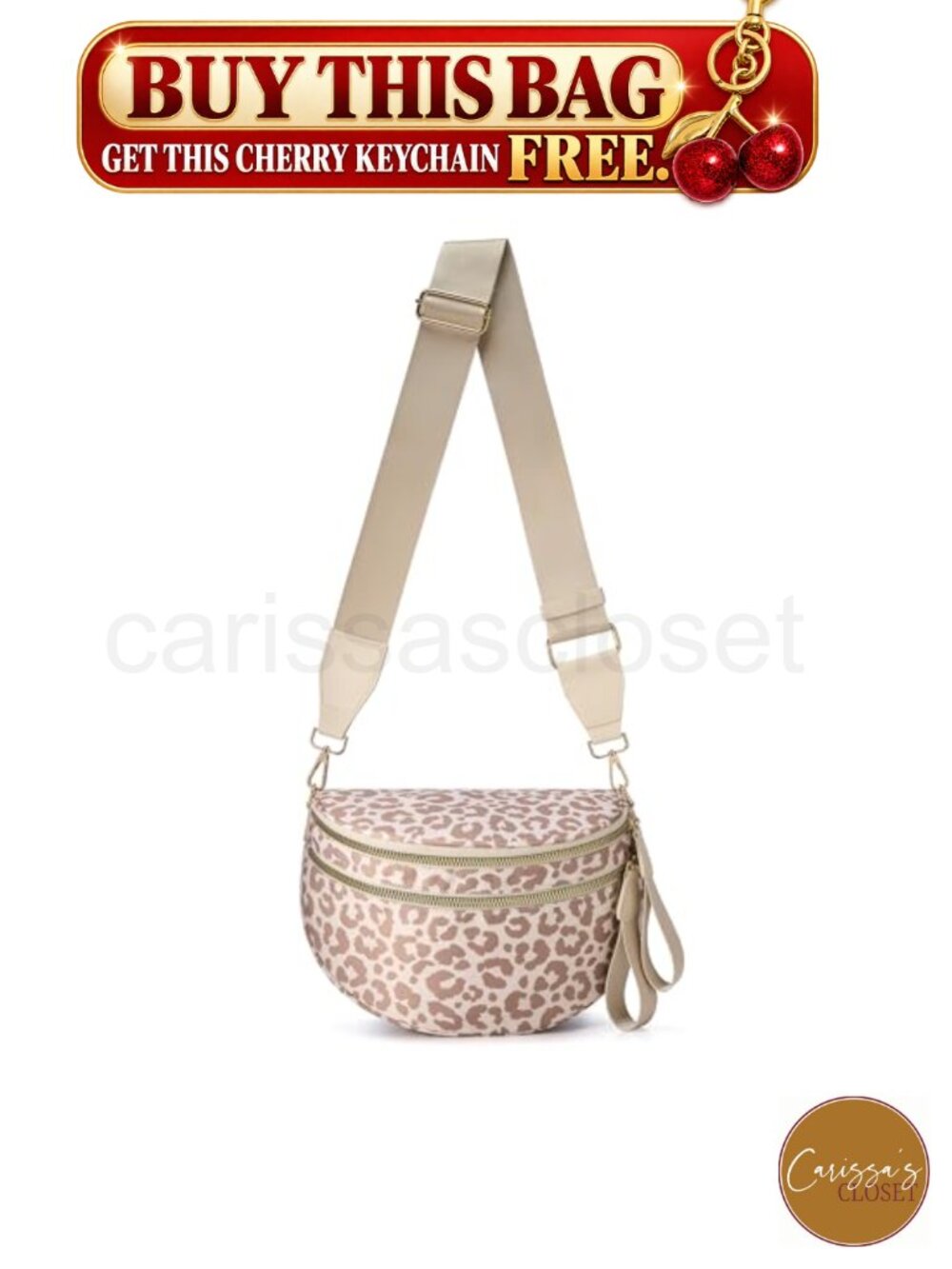 ✨FEIBOON Spacious Nylon Crossbody Bag Bum Bag Handbags Purses for Women